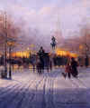 image - " Winter Evening in Boston" by G. Harvey