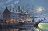 Old Boston at Moonlight by John Barber